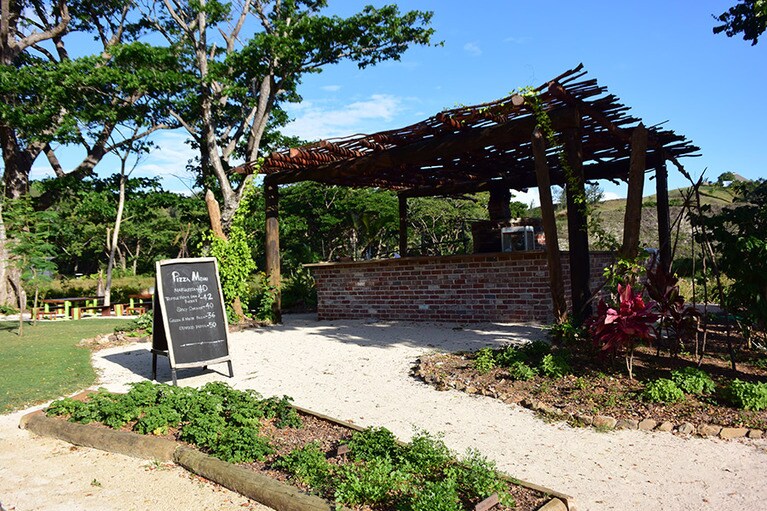 窯焼きピザがおいしい！