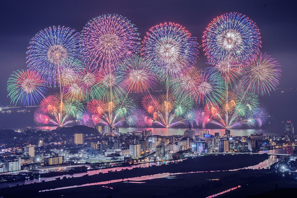 【島根県松江市】2026松江水郷祭湖上花火大会。