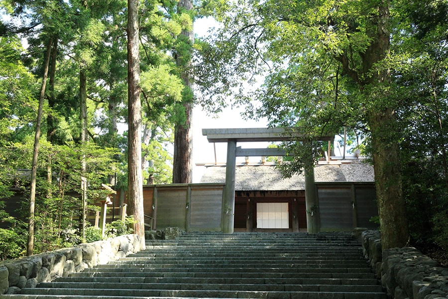 天照大御神をまつる内宮の本宮。いつも、ありがとうございます！　©神宮司庁