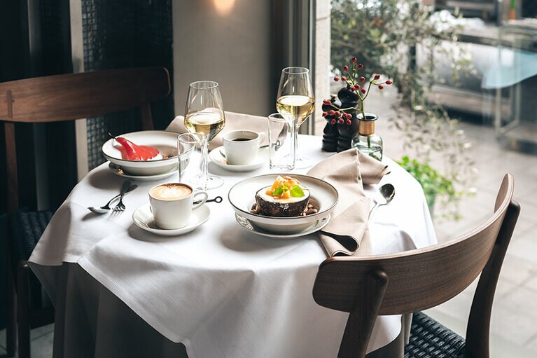 ノビスホテルの「ビーノ」で提供される食事