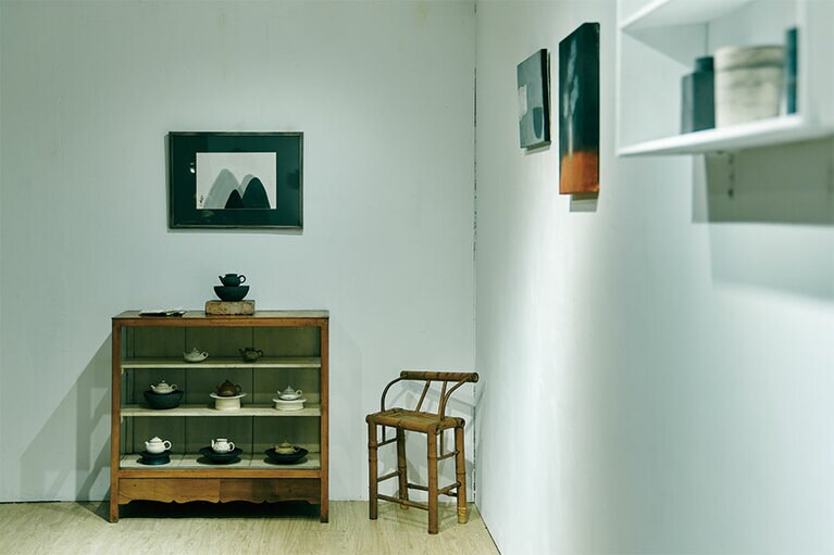 ギャラリーでは展示会のほか、花やお茶の外国人旅行者向けの体験コース(要予約、2時間、2名 5,000元～)を開催している。