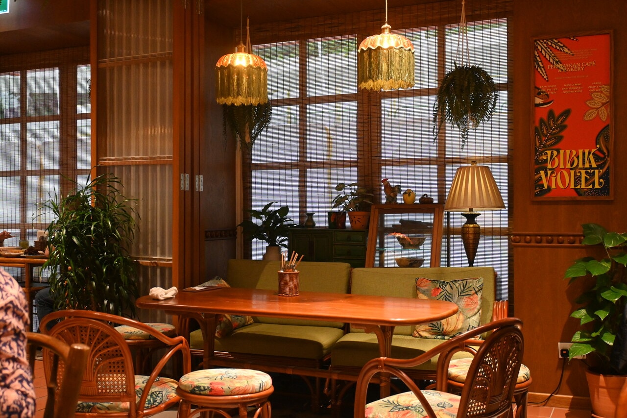 シンガポールの伝統的な屋敷をイメージしたお洒落なデザイン。