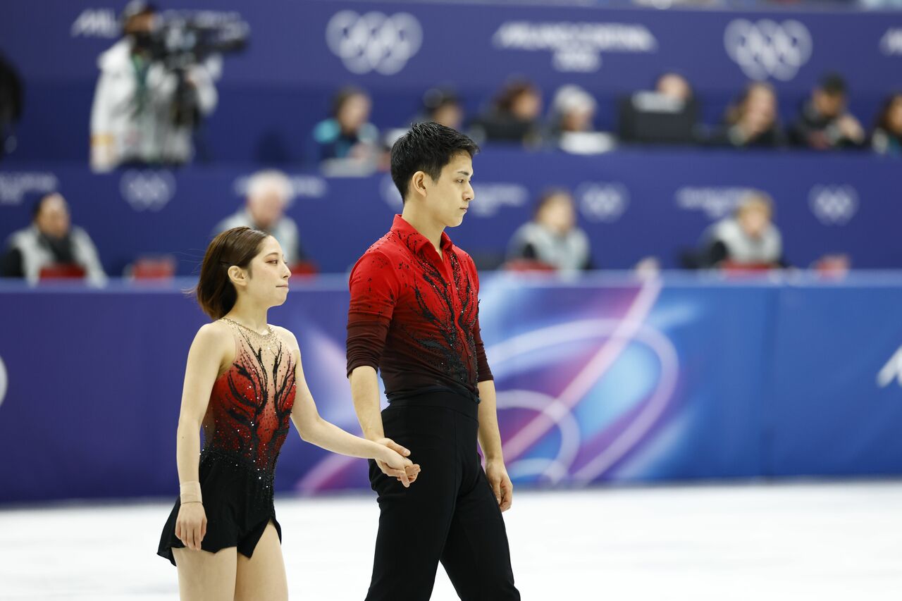 （左から）三浦璃来、木原龍一　©JMPA