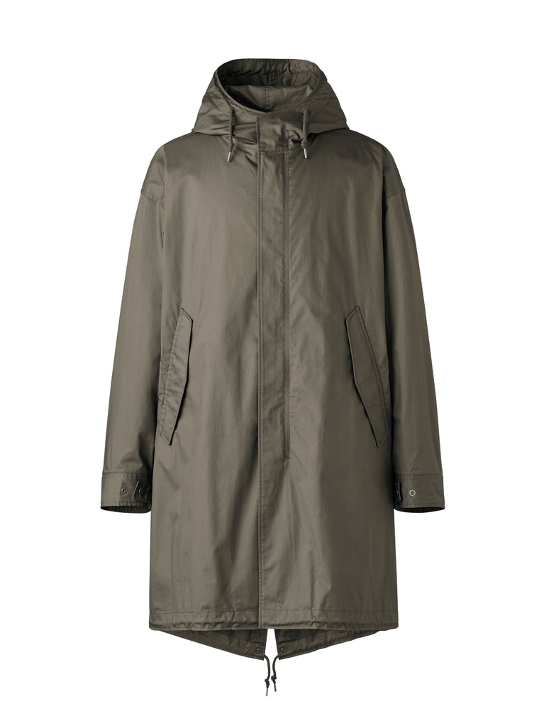 モッズコート 12,900円（ 33 KHAKI）。