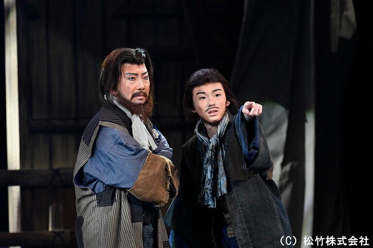 『三谷かぶき 月光露針路日本 風雲児たち』より。