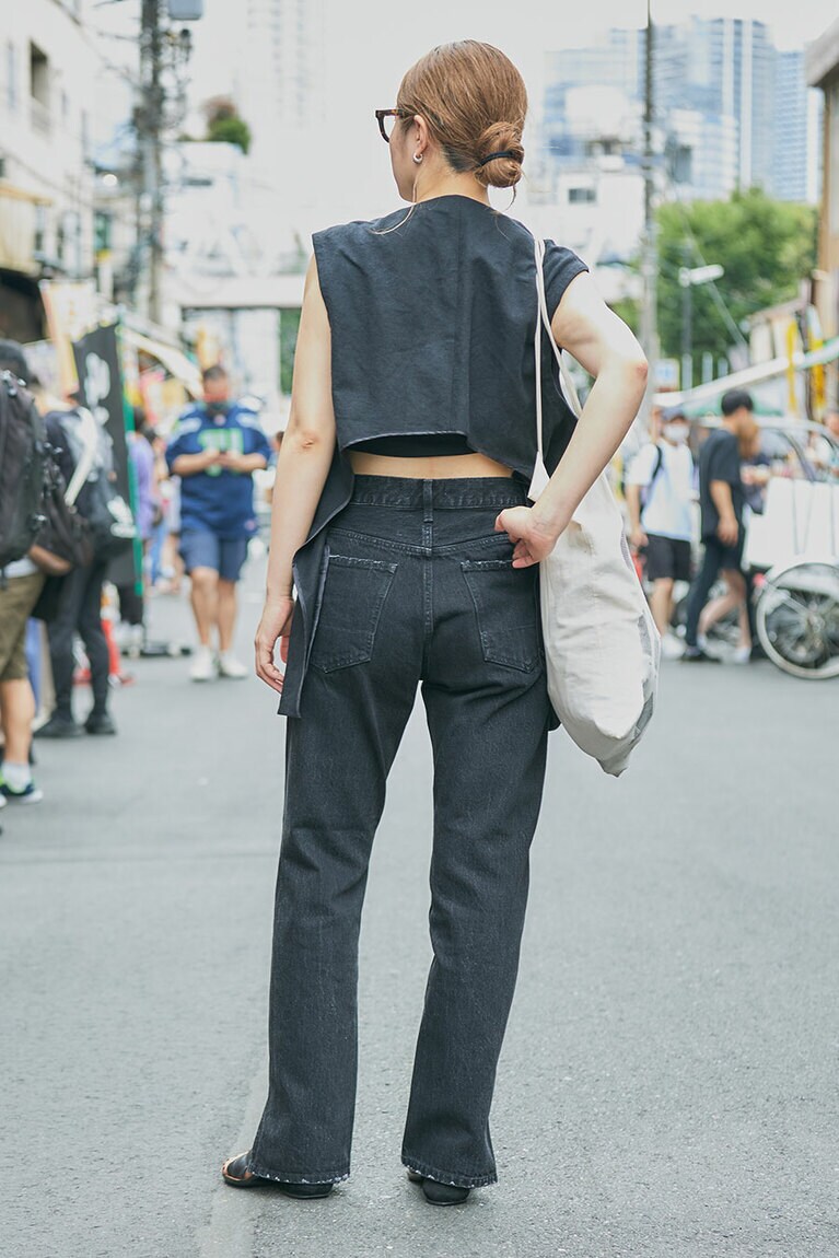 バックラインの美しさも特徴。