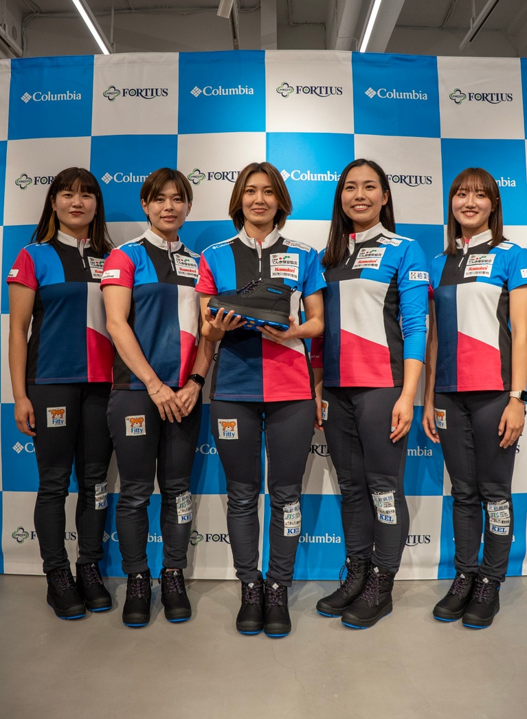 東京・原宿の旗艦店COLUMBIA TOKYO FLAGSHIPで開かれたイベントの様子。
