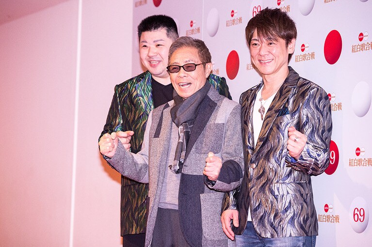 北島三郎と北島兄弟。紅白トリといえばサブちゃん。サブちゃんといえば紙吹雪！