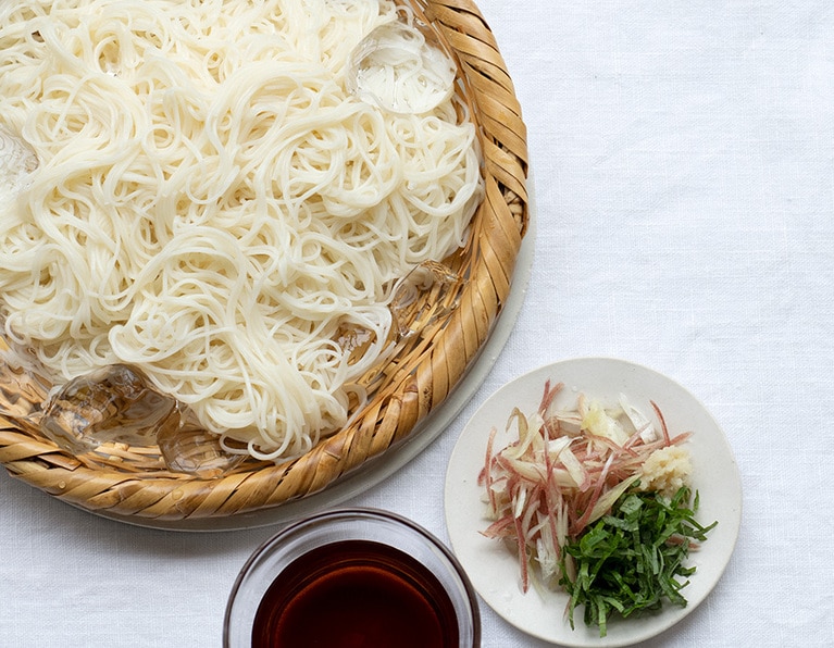 スタンダードそうめんこそ、つゆとの相性にこだわりたい。