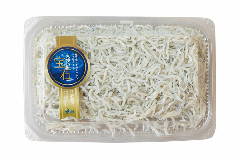 天使の宝石 釜揚げしらす〈70g×5パック〉1,800円／カワクボFACTORY