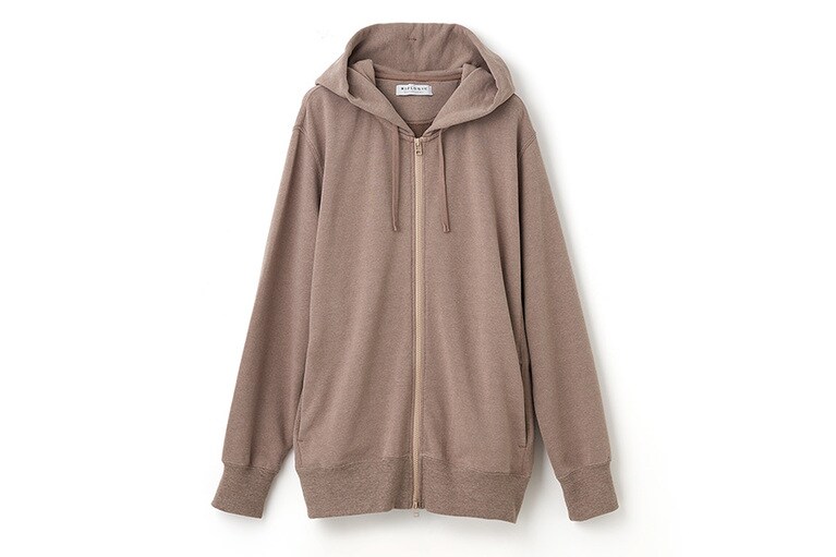 RECOVER裏毛ジップアップパーカー 12,000円。