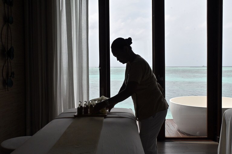 アイルランドのヴォヤや南アフリカのフィロソフィア・ボタニカなどのプロダクツを使用。