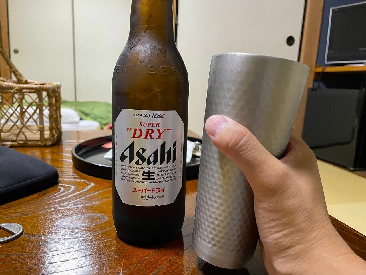 まずはビールで英気を養おう