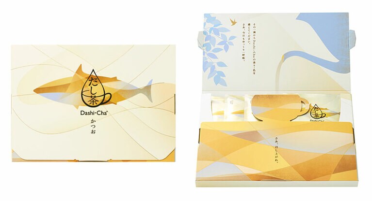 「Dashi-Cha」かつお 10食入り 2,160円。