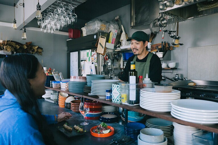 フミさんと赤澤さん。