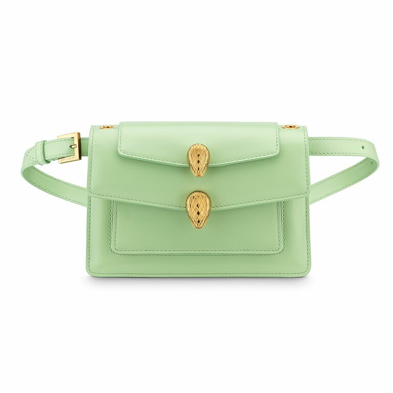 ベルトバッグ(カーフ／ミント) 250,000円。