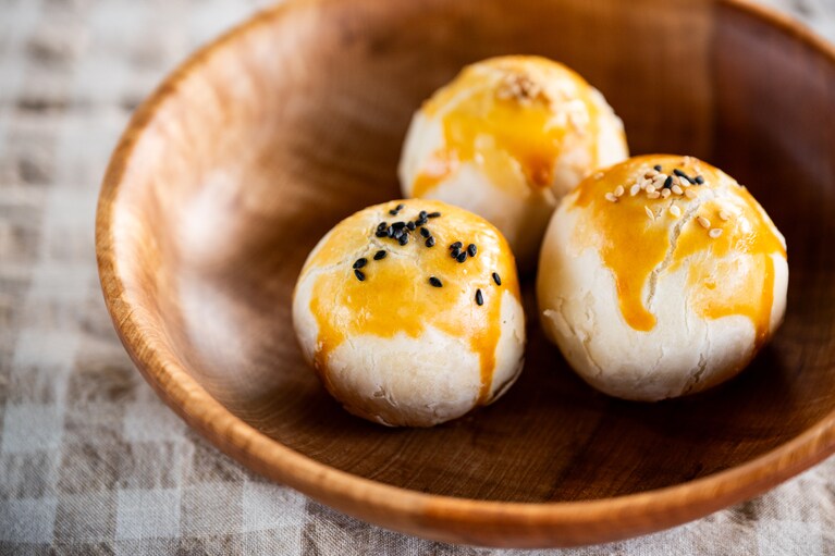 直径は約5cmほど、おやつにちょうどいいサイズ感。