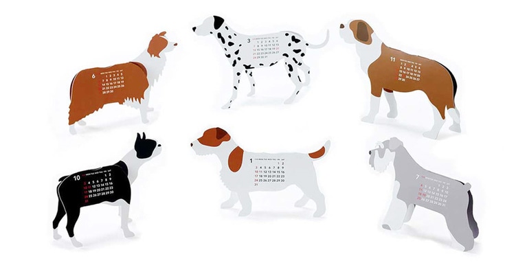 「ドッグ カレンダー 2021」W17cm×H21cm 2,000円。