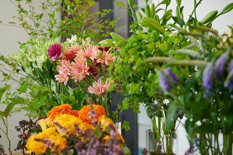 花屋さんは花をキレイに保つ達人。