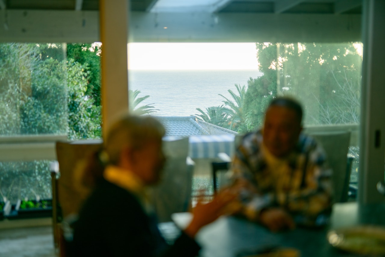 時間の流れと共に表情を変えるサンルーム。