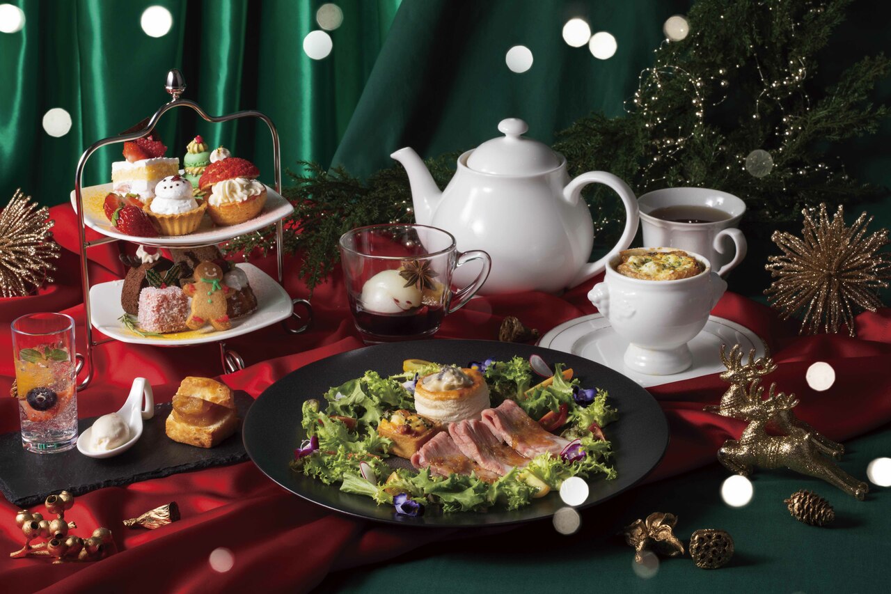 「Gift of Christmas」アフタヌーンティーのイメージ。1名4,500円（税・サ込）。要予約（電話は前日15時、インターネット予約は2日前までの受付）。
