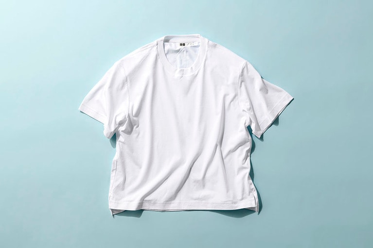 ユニクロ「エアリズムコットン オーバーサイズ クルーネックT(半袖)」(税込990円)