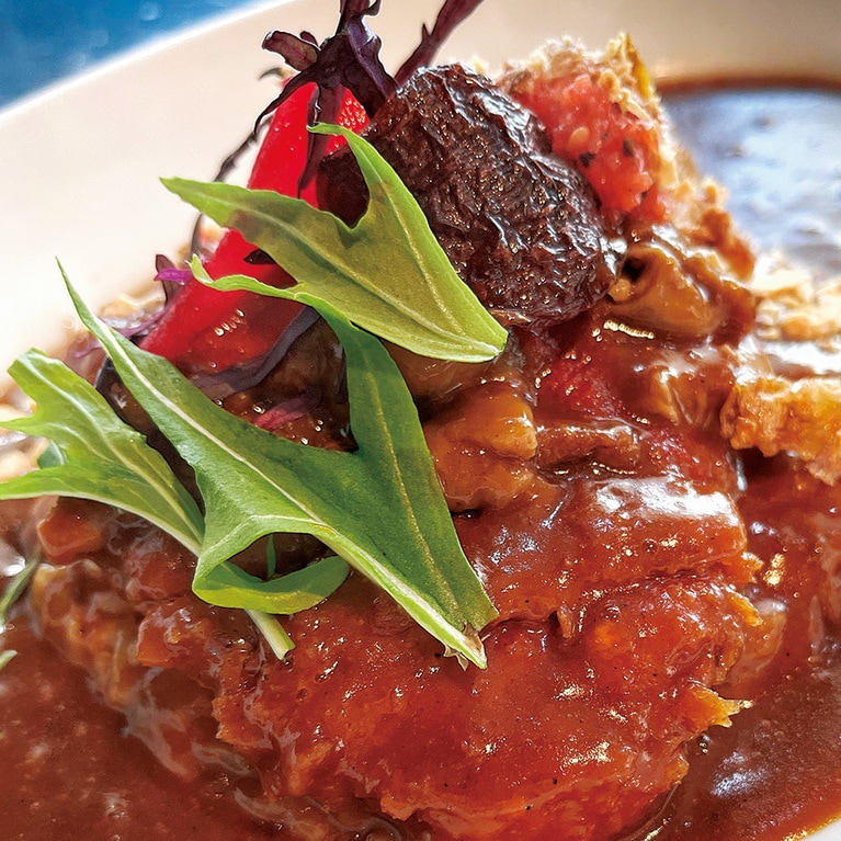 太陽カレーの男のカレー 1,200円。