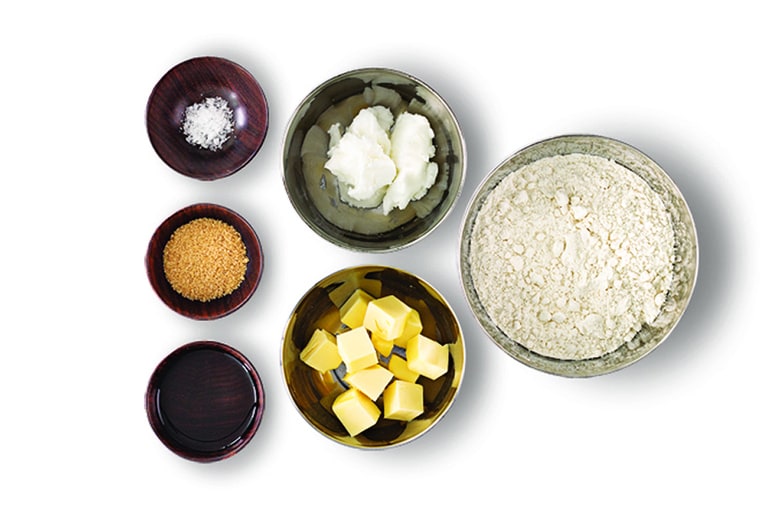 「アメリカンパイ」の生地の材料。