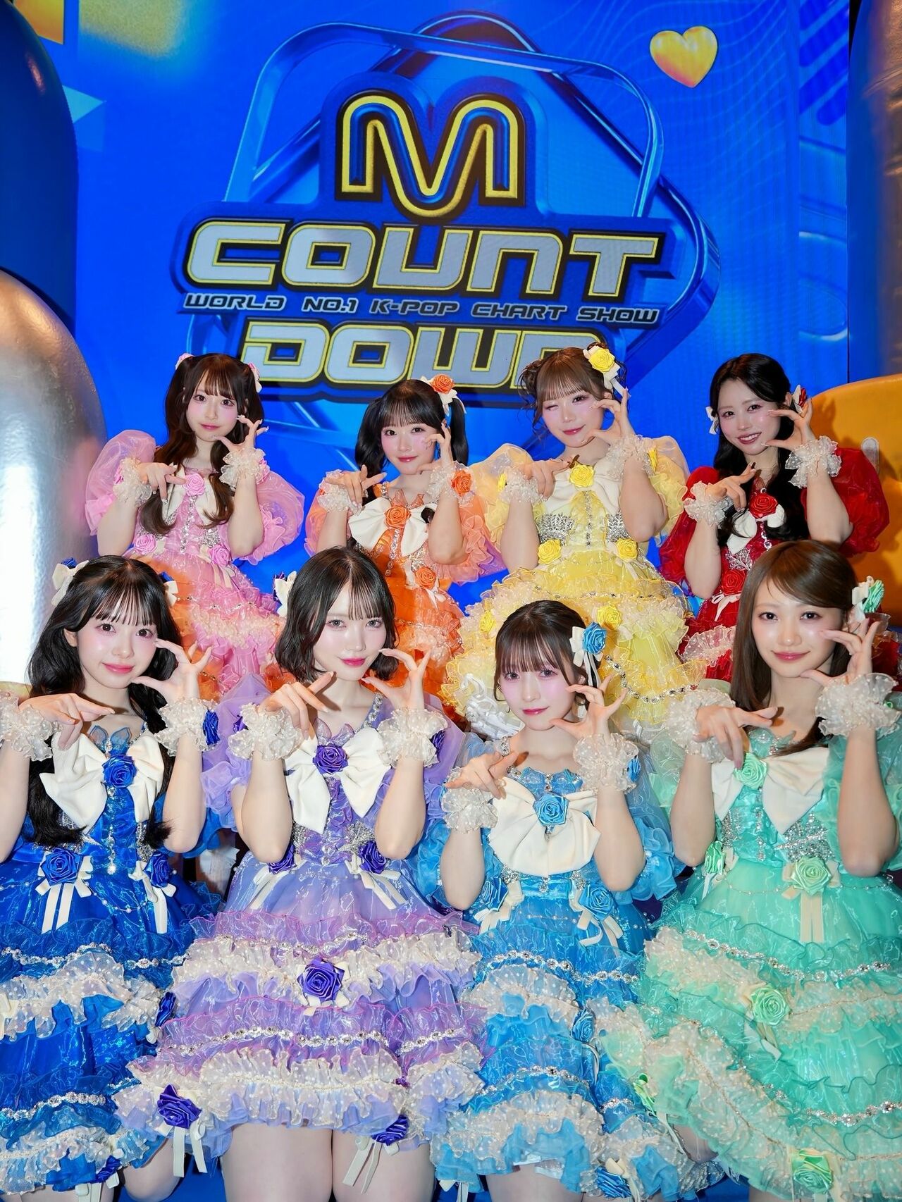 『M COUNTDOWN』に出演したCUTIE STREET（CUTIE STREET公式Instagramより）