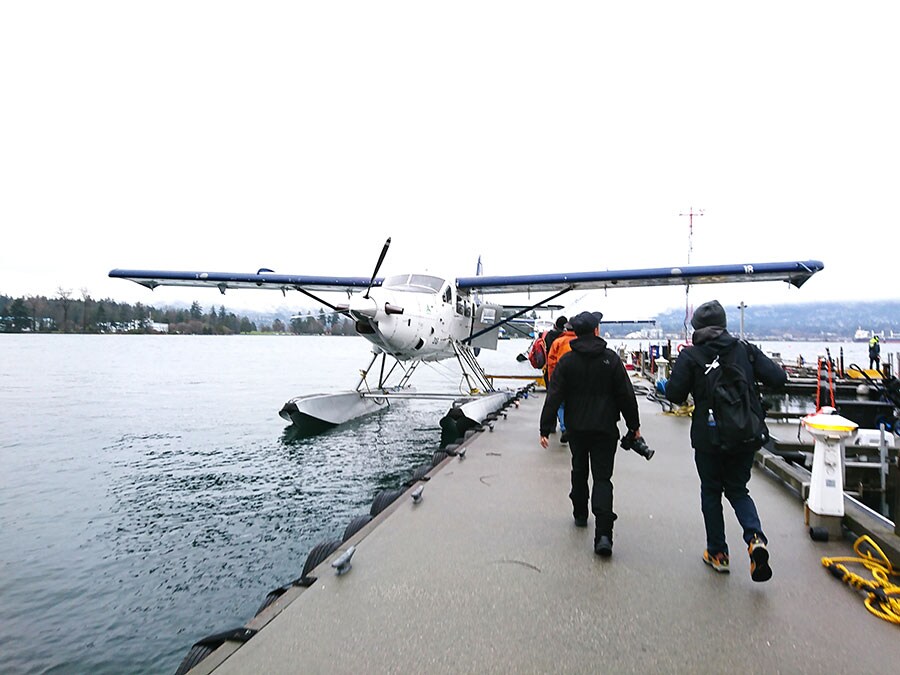 出発時間が近づくとゲートが開き、飛行機へ。