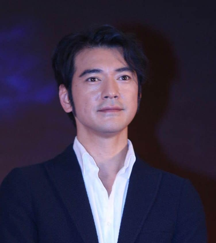 金城武（2014年、中国・香港合作映画『ザ・クロッシング』記者会見で）　©時事通信社