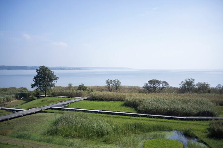 土浦駅から自転車で15分ほどの「霞ヶ浦総合公園」。