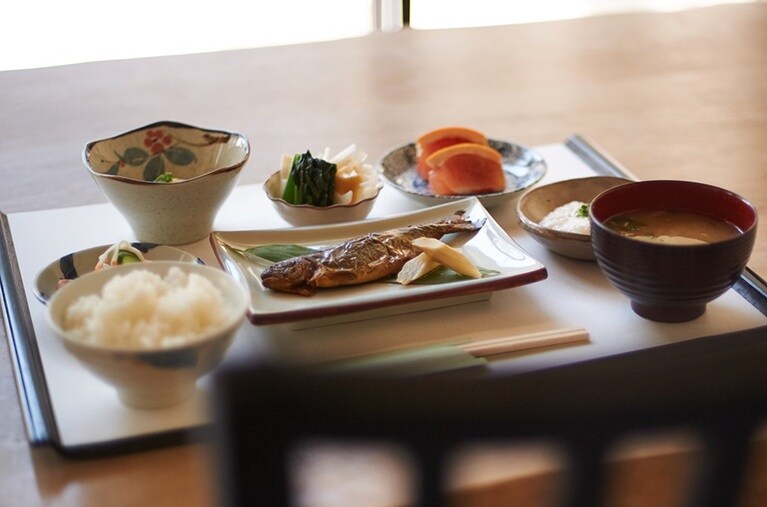 手白澤温泉［栃木／奥鬼怒温泉郷］朝食。