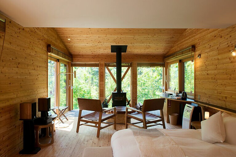 箱根リトリート före［神奈川／仙石原温泉］villaの客室 露天温泉スイート 5号棟。