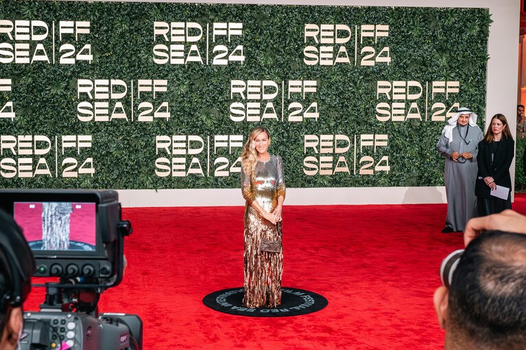 レッドカーペットに登場したサラ・ジェシカ・パーカー。