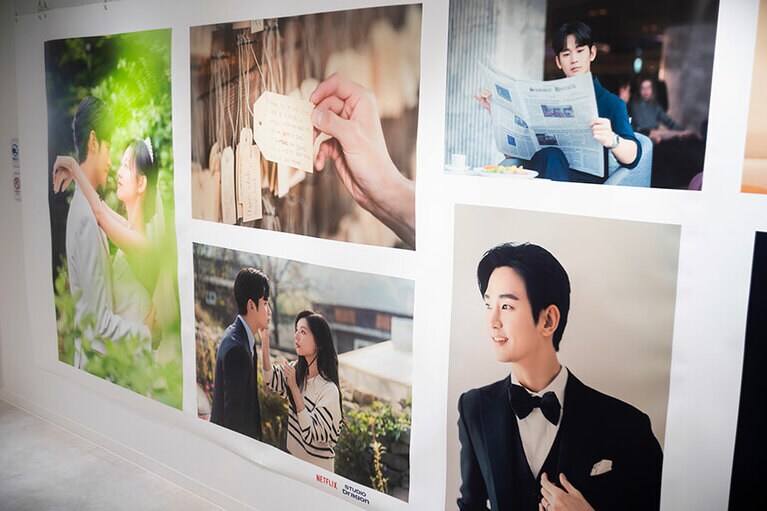 ポスター展示の様子。