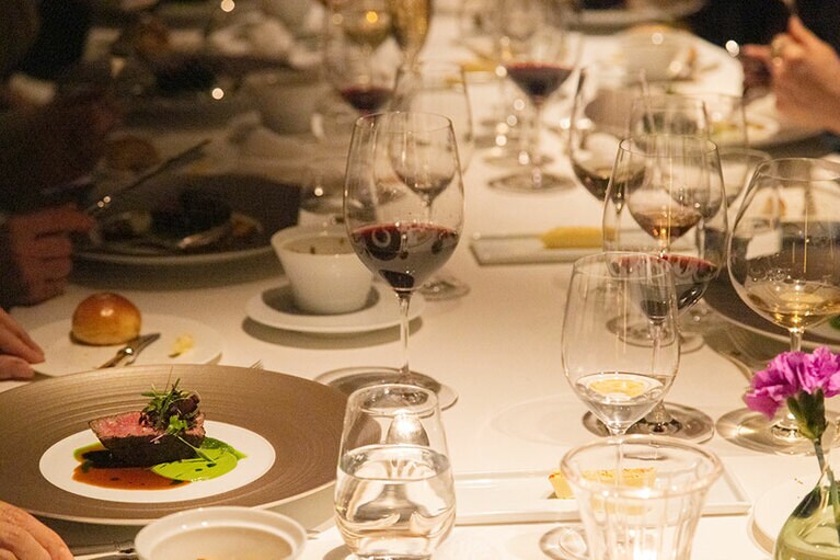 ペアリングには日本酒も登場した。