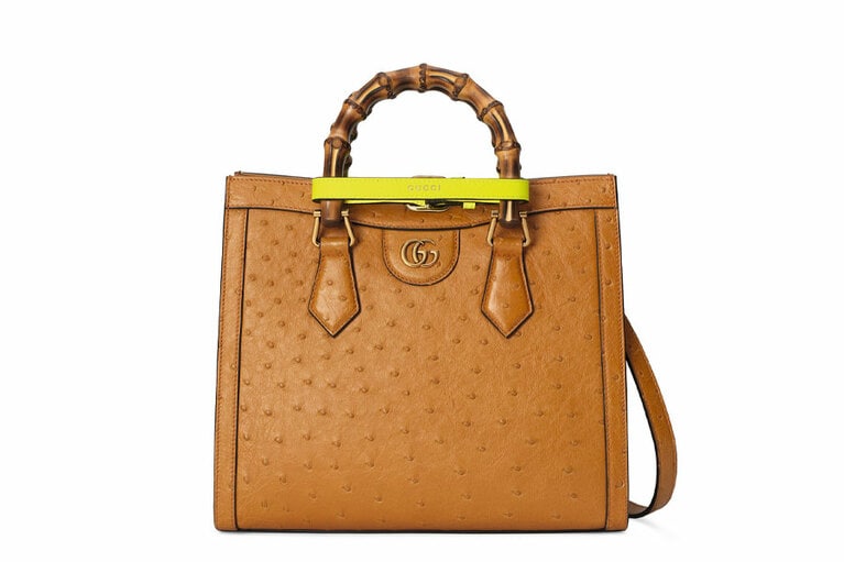 「グッチ ダイアナ」オーストリッチ スモール スモール 1,078,000円 W27×H24×D11cm