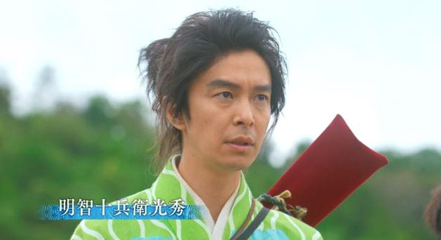 青年期の明智光秀を演じる長谷川。1月19日に放送された「麒麟がくる」(NHK)第1回より。