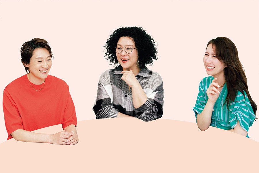 左から、味の素(株)河内未土さん、ジェーン・スーさん、堀井美香さん。「不調もやり過ごしてしまいがち…」(堀井さん)、「大抵のことはアミノ酸でなんとかなる!」(スーさん)、「不調を当たり前にしないでくださいね」(河内さん)。