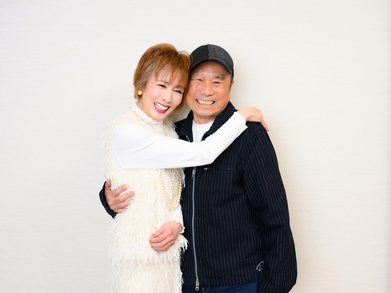 小柳ルミ子さんと近田春夫さん。