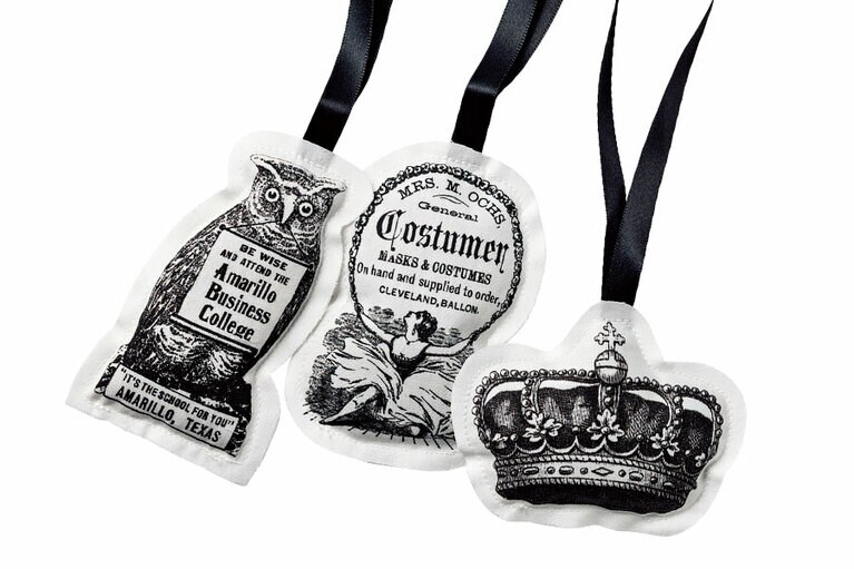 左から：オウル、バレリーナ、クラウン 各1,650円／ライブラリーデザイン