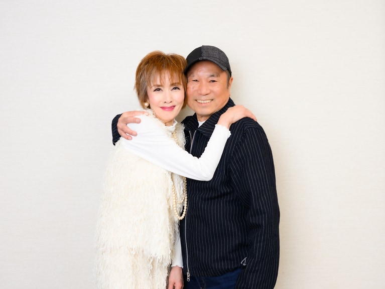 小柳ルミ子さんと近田春夫さん。