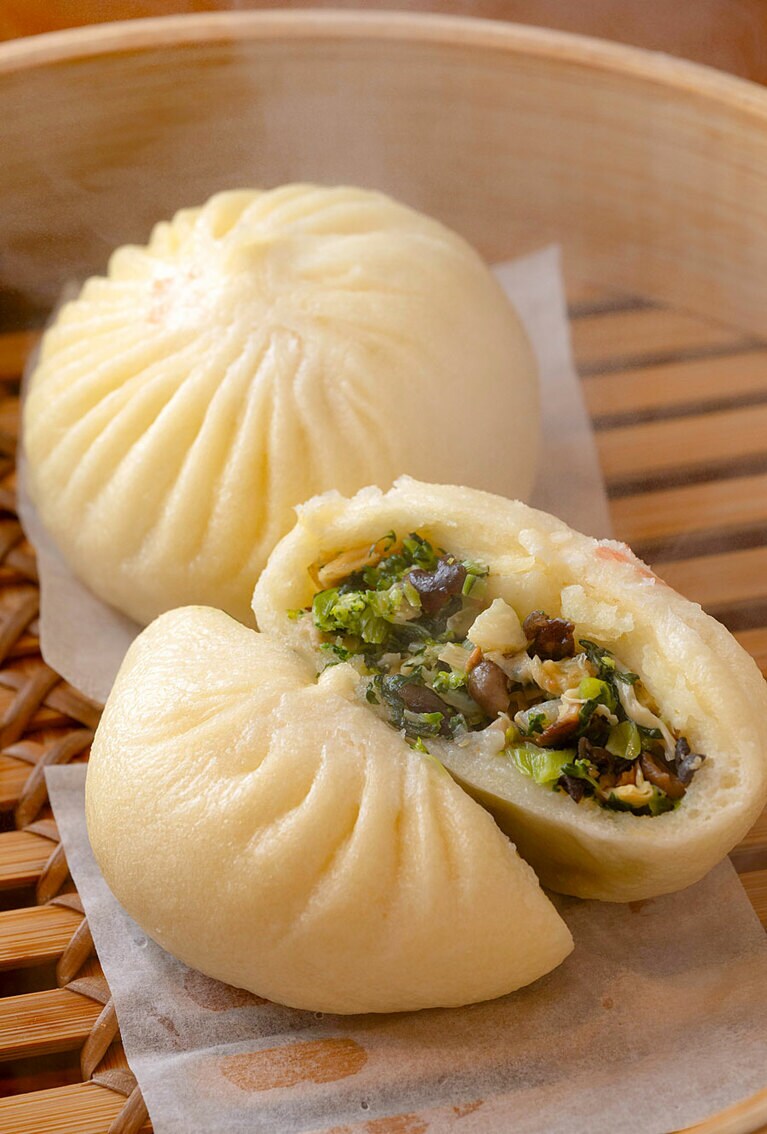 「蔬食大包」110元（2個）。