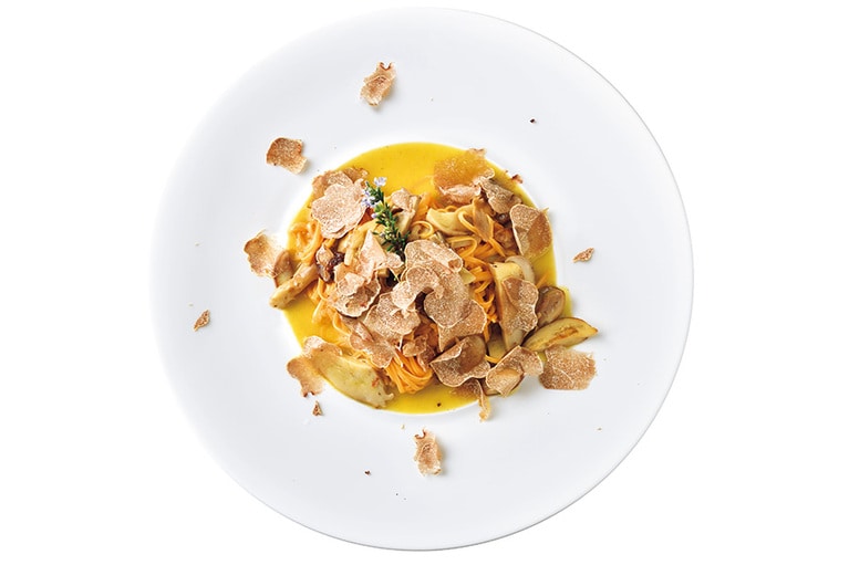 ポルチーニ茸のタヤリン(4,180円)／トルナヴェント