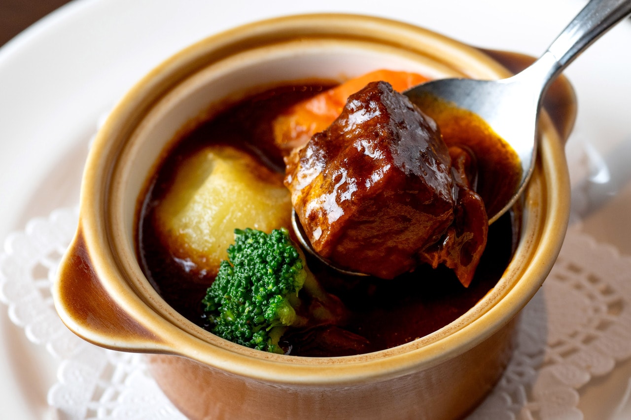 ちいさなビーフシチュー 968円。