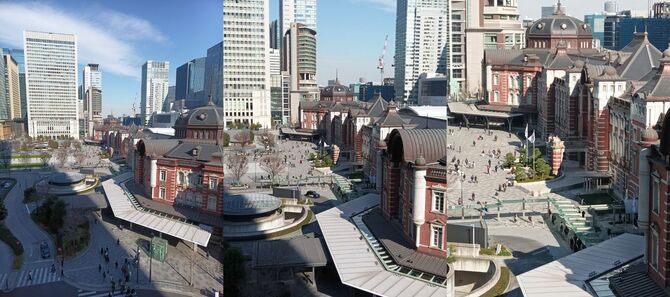 1倍＋2倍＋デジタル4倍ズームで撮影したもの。画質はお世辞にもよくありません