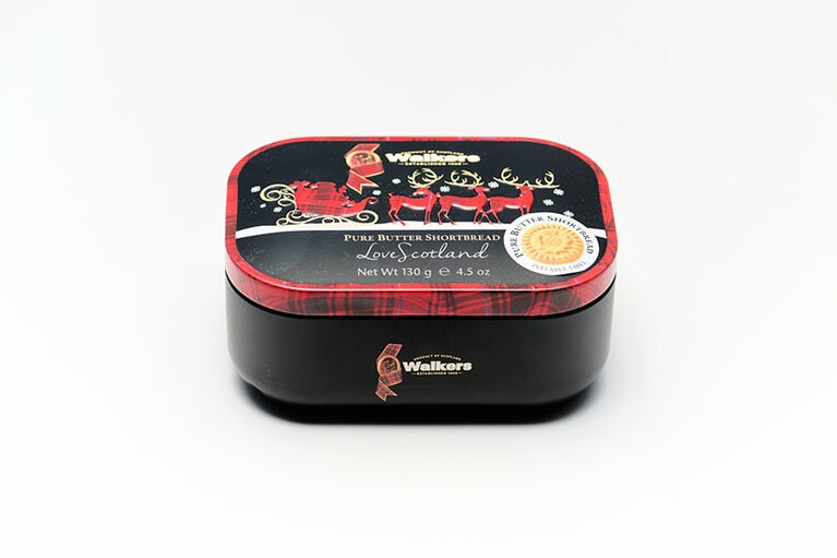 ウォーカー サンタグリーティング ミニチュア缶 1,209円。