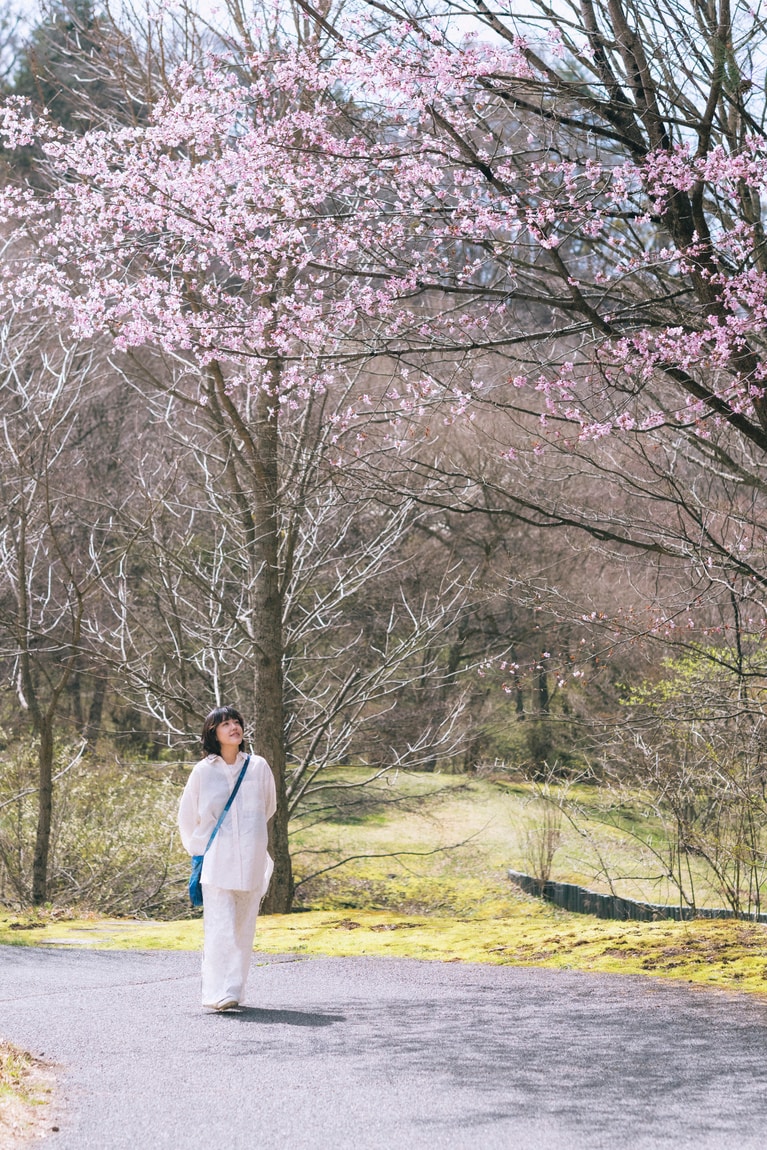 「2回も桜が満開の様子を見ることができるなんて、なんだか贅沢」（端さん）