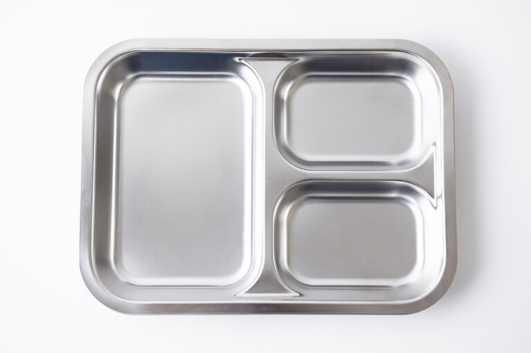 ステンレス仕切りトレー 3仕切り。